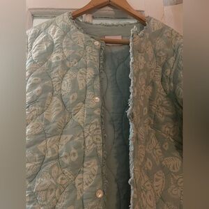 Reloved Quilted Paisley Blue Jacket
